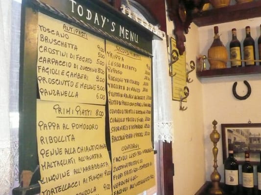 Menu photo 4 Al Tranvai Florence, FI