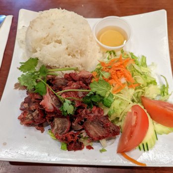 Saigon -2- Siam Bistro - Rice plate with bbq pork - Vietnamese Near Me - Gilroy, California Saigon -2- Siam Bistro - Rice plate with bbq pork - Vietnamese Near Me - Gilroy, California
