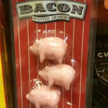 Blooms Candy & Soda Pop Shop - Bacon Scented Erasers - Candy Stores Near Me - Carrollton, Texas Blooms Candy & Soda Pop Shop - Bacon Scented Erasers - Candy Stores Near Me - Carrollton, Texas