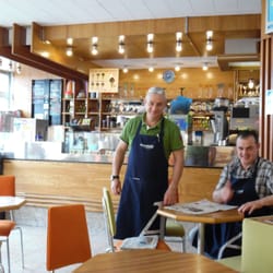 Eiscafe Cortina - Owner and brother