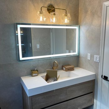 Safeway Construction - Bathroom Wall tile, Vanity, Light Mirror - General Contractors Near Me - Simi Valley, California Safeway Construction - Bathroom Wall tile, Vanity, Light Mirror - General Contractors Near Me - Simi Valley, California
