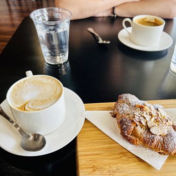 Le Caramel By Chefsetee - Cappuccino & almond croissant - Bakeries Near Me - Orlando, Florida