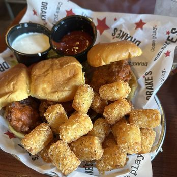 Drake's Leestown - Three Buffalo Chicken Minis - 7.1-10 - Burgers Near Me - Lexington, Kentucky Drake's Leestown - Three Buffalo Chicken Minis - 7.1-10 - Burgers Near Me - Lexington, Kentucky