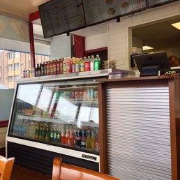 the inside of a restaurant