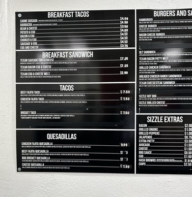 Menu photo 6 Texan Sizzle San Antonio, TX Menu photo 6 Texan Sizzle San Antonio, TX