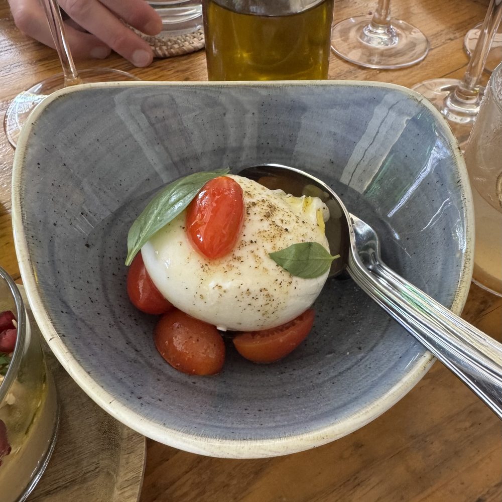 Restaurant Shellona Beach - Burrata - Greek Near Me - Pismo Beach, California