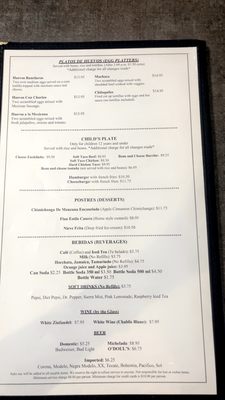 Menu photo 5 Pepe El Toro Restaurante  Lancaster, CA