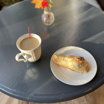 Sweet Seasons Bakery & Cafe - a cup of coffee and a pastry - Bakeries Near Me - Lowell, Michigan