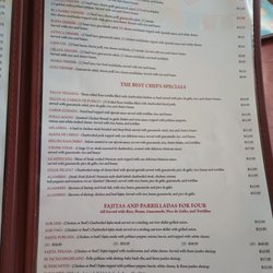 Los Panchitos - Menu