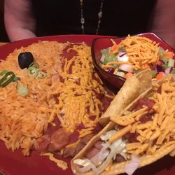 Montezuma's - Vegan version of the combination dish.