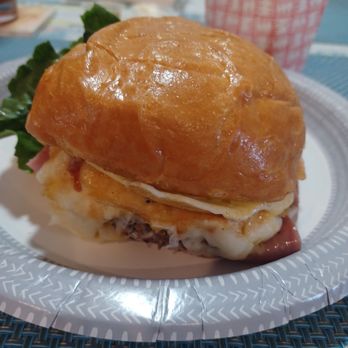Junior Colombian Burger - Burgers Near Me - Orlando, Florida