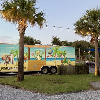 The Eatery - Turtle roll ice cream truck - where we ordered the ice cream - Food Trucks Near Me - Gulf Breeze, Florida