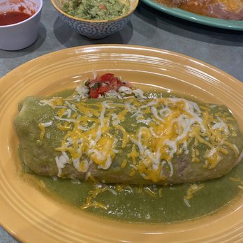 La Katrina - Ranchero burrito (subbed green sauce instead of red) - Mexican Near Me - Morro Bay, California