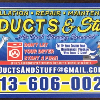 Ducts & Stuff - Handyman Near Me - Tampa, Florida Ducts & Stuff - Handyman Near Me - Tampa, Florida