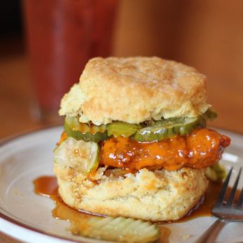 Pine State Biscuits - spicy chicken sammy - Southern Near Me - Portland, Oregon Pine State Biscuits - spicy chicken sammy - Southern Near Me - Portland, Oregon