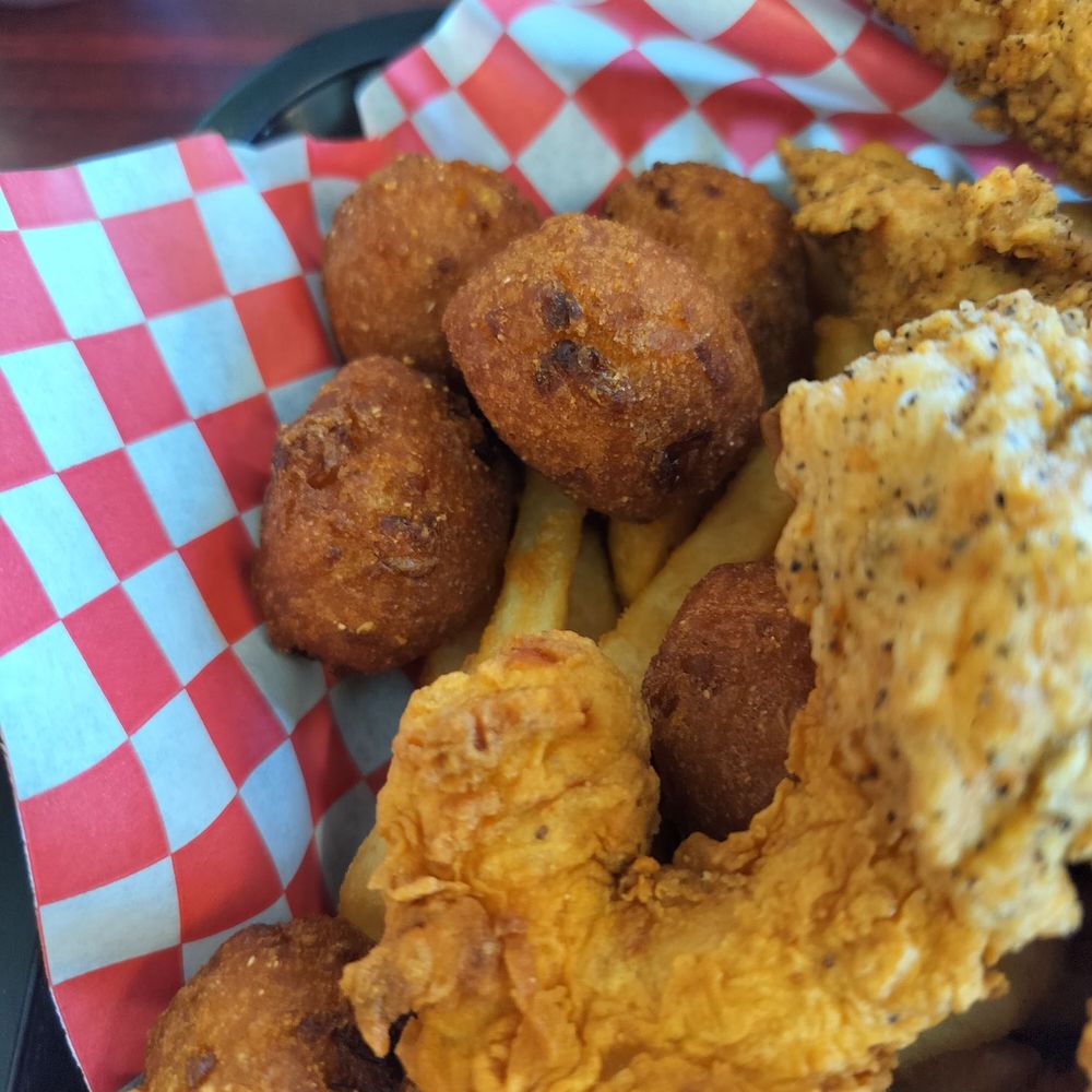 Chick O' Fish - Shrimp and hushpuppies. - Seafood Near Me - Tulsa, Oklahoma