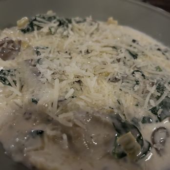Péché - Rabbit Ravioli and Mac and Cheese in the background - Lounges Near Me - Austin, Texas Péché - Rabbit Ravioli and Mac and Cheese in the background - Lounges Near Me - Austin, Texas