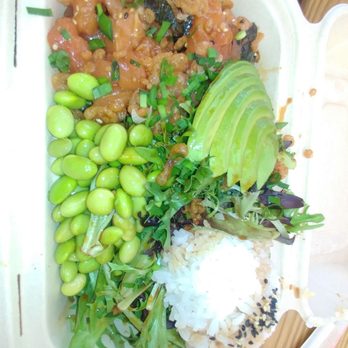Lote 23 - Poke bowl at an jangiri. With all the add ons, it cost $17. - Food Stands Near Me - Santurce, Puerto Rico