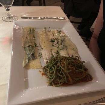 La Violetta - Chef Special Fish with spaghetti and asparagus - Italian Near Me - Sarasota, Florida