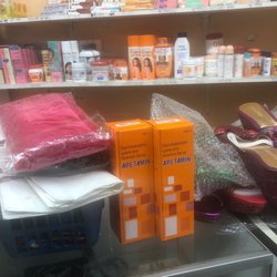 Sells Apetamin for $15!!! Such a sweet Nigerian woman who owns the place! Makes me want to spend more money. 5 stars. Also sells groceries