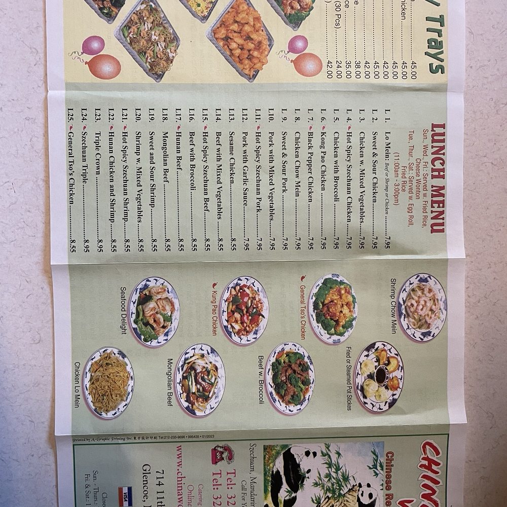 China Wok - Menu page 2 - Chinese Near Me - Glencoe, Minnesota