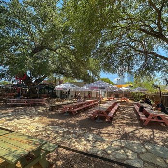 Hold Out Brewing - Tree cover area & restaurant - Brewpubs Near Me - Austin, Texas Hold Out Brewing - Tree cover area & restaurant - Brewpubs Near Me - Austin, Texas
