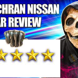 #1 Cochran Nissan Monroeville - Nissan Skeletor  holding up car review sign