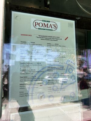 Menu photo 5 Poma's Italian Deli San Diego, CA Menu photo 5 Poma's Italian Deli San Diego, CA