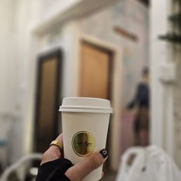 Cappuccino with hazelnut Cappuccino with hazelnut