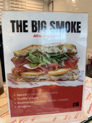 Menu photo 4 All’Antico Vinaio Los Angeles, CA