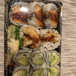 Blossom Asian Bistro - Sweet Potato Tempura Hand Roll and Avocado/cucumber roll