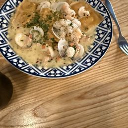 Lobster Ravioli Aglio E Olio