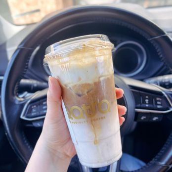 Qatra Specialty Coffee - Iced Yemeni Latte - Coffee & Tea Near Me - Clemmons, North Carolina