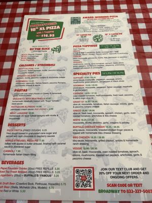 Menu photo 1 Capo's Pizzeria San Antonio, TX