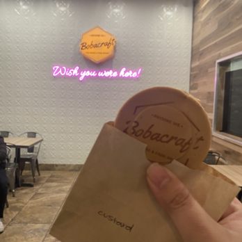 Bobacraft Cafe - Cream Custard Wheelcake : fresh made, it's hot and delicious - Bubble Tea Near Me - Alhambra, California Bobacraft Cafe - Cream Custard Wheelcake : fresh made, it's hot and delicious - Bubble Tea Near Me - Alhambra, California