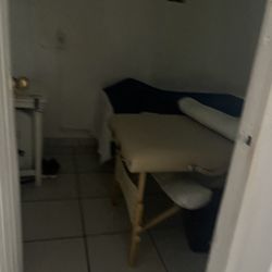 Athena Spa - Couples massage room. They were setting up so one of the beds didn't have linens. All the rooms are super clean.