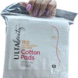 Ulta Beauty - "Ulta" Ultra Soft Square Cotton Pads~ Excited to try these, they were the last ones on the shelf & are 100% pure cotton!
