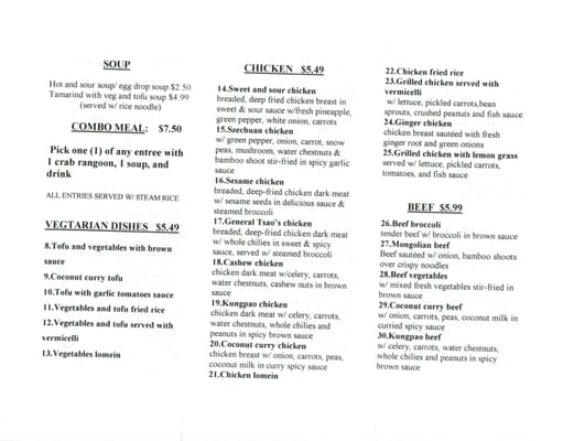 Menu photo 5 Sang Sang Asian Express Shawnee, KS Menu photo 5 Sang Sang Asian Express Shawnee, KS