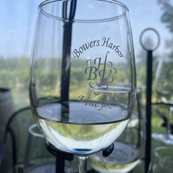 Bowers Harbor Vineyards - a glass of white wine - Wineries Near Me - Traverse City, Michigan Bowers Harbor Vineyards - a glass of white wine - Wineries Near Me - Traverse City, Michigan