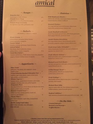 Menu photo 7 amical Traverse City, MI