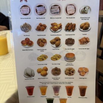 Seafood Cove 2 - Dimsum Menu as of 1/19/26 - served until 3 PM only - Dim Sum Near Me - Westminster, California