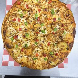 Pineapple Masala Pizza Pineapple Masala Pizza