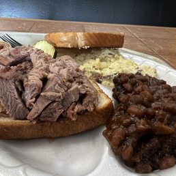 Brisket sandwich Brisket sandwich
