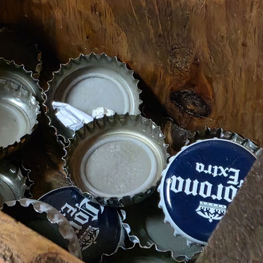 Lew's Restaurant - The beer bottle caps. - Pizza Near Me - Roanoke, Virginia Lew's Restaurant - The beer bottle caps. - Pizza Near Me - Roanoke, Virginia