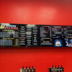 Extreme Wild Wings - Menu
