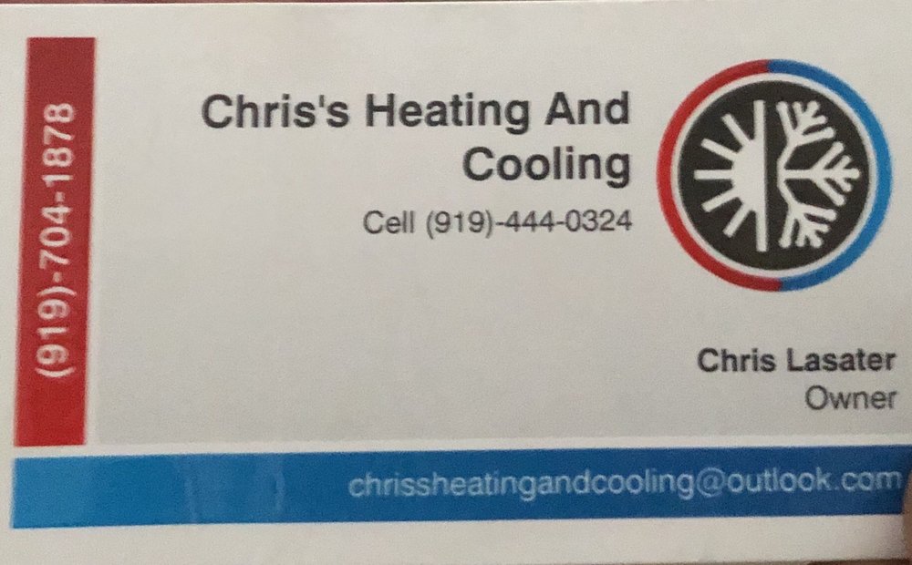CHRIS’ HEATING AND COOLING Updated October 2024 Broadway, North