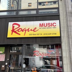 Rogue Music - Rogue Music storefront in NYC