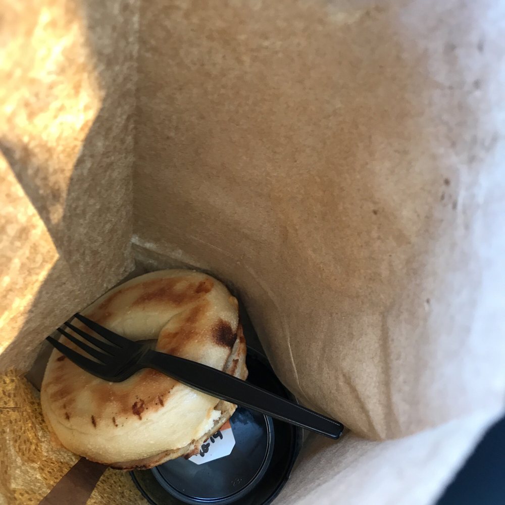 Einstein Bros. Bagels - Bagel just thrown in bag with other items - Bagels Near Me - Draper, Utah Einstein Bros. Bagels - Bagel just thrown in bag with other items - Bagels Near Me - Draper, Utah