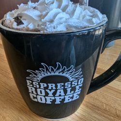 Espresso Royale -Village Green - Hot Chocolate specially made by Maree...