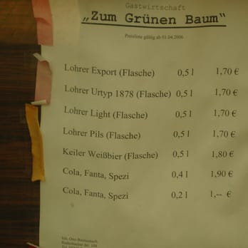Grüner Baum - Pubs Near Me - Rodenbach, BY